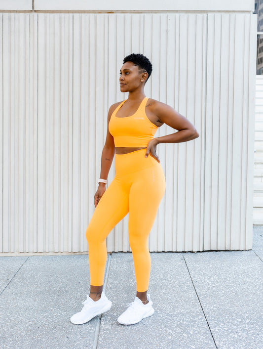 Carnelian Orange Lux Hyperhue Double X Tank